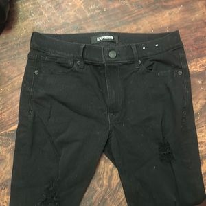Express black jeans with size 10